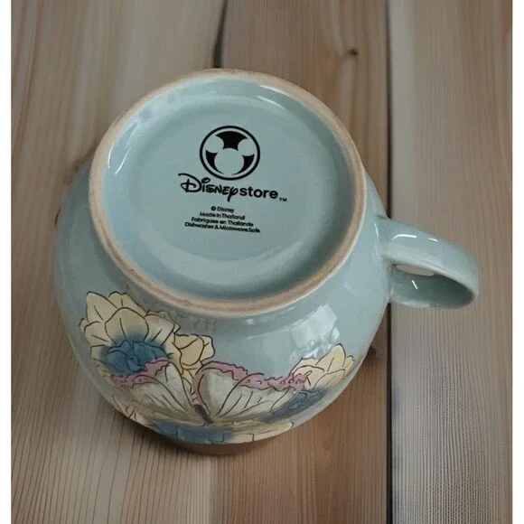 Disney Store Cinderella Butterfly 14oz Coffee Tea Soup Cup Mug - Picture 8 of 8